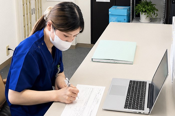 機能訓練を受ける利用者