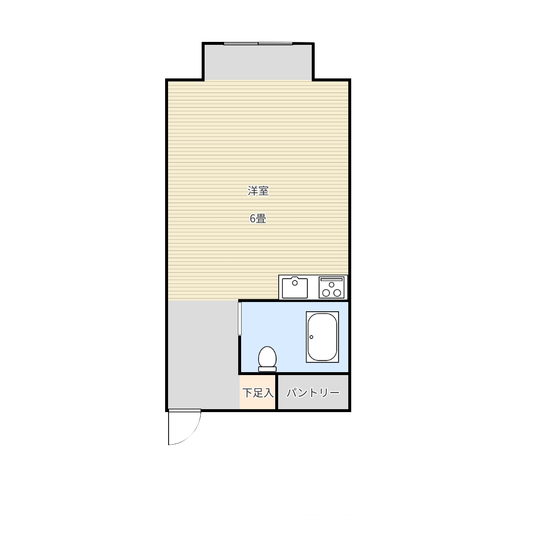 フリーライフ城東 間取り図